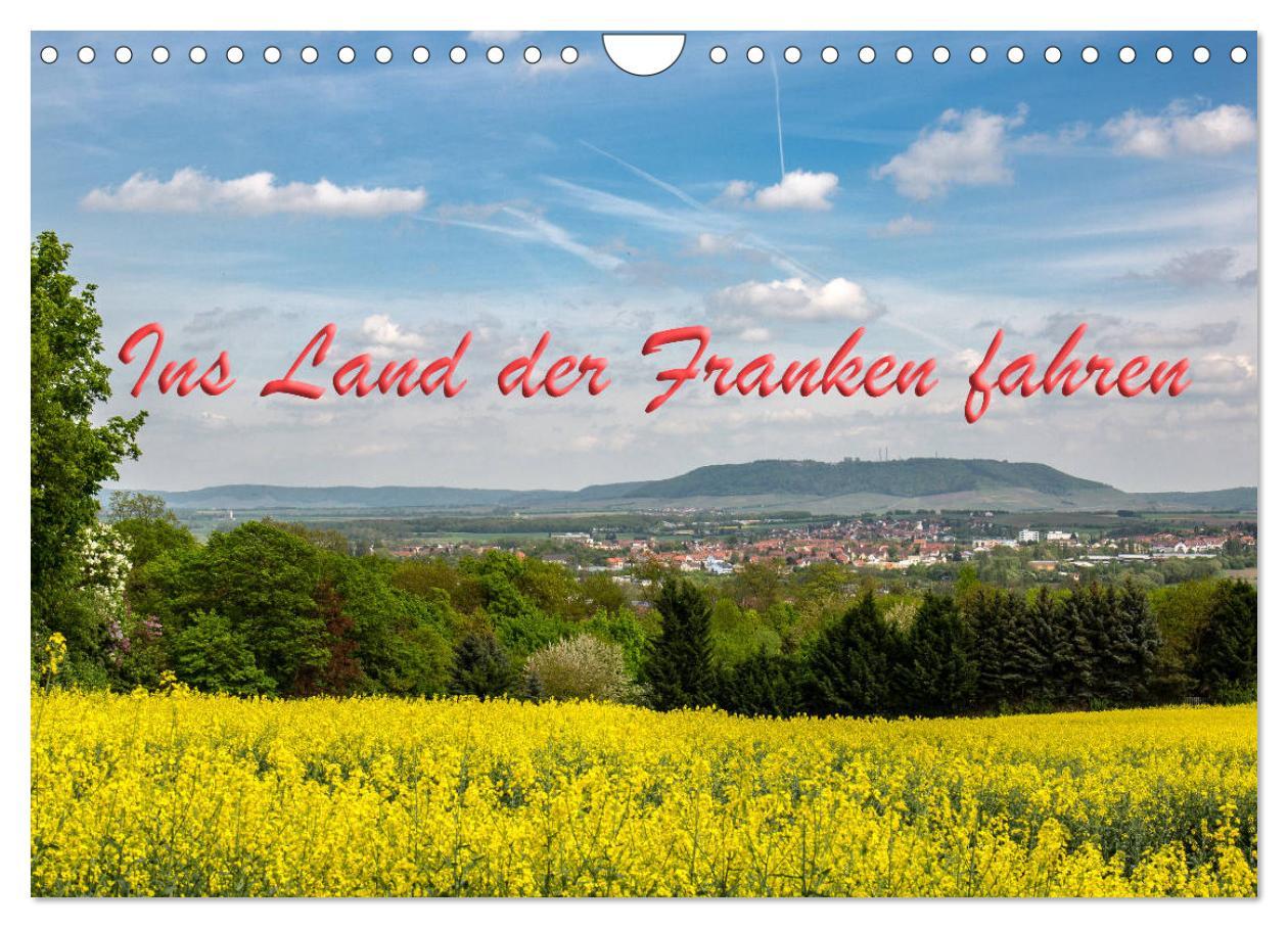 Cover: 9783435162710 | Ins Land der Franken fahren (Wandkalender 2025 DIN A4 quer),...