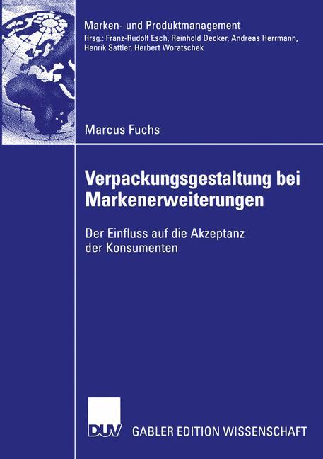 Cover: 9783824482108 | Verpackungsgestaltung bei Markenerweiterungen | Marcus Fuchs | Buch