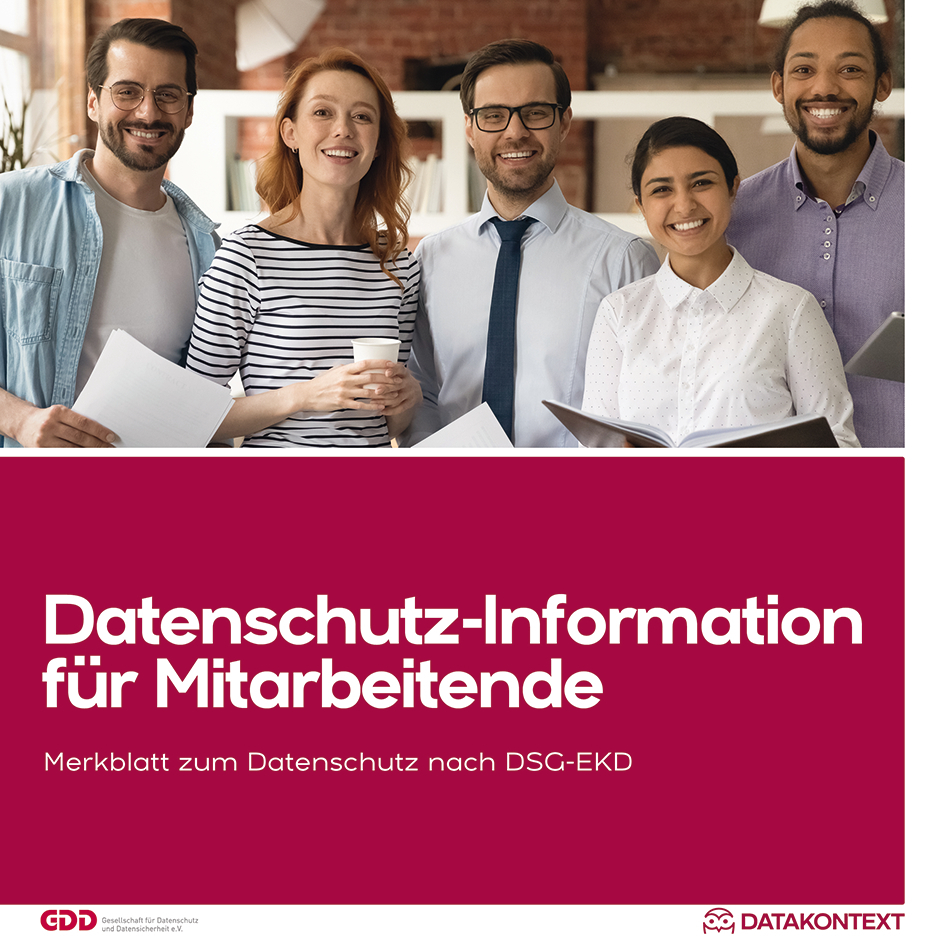 Cover: 9783895779640 | Mitarbeiterinformation Datenschutz EKD | GDD e.V. | Taschenbuch | 2023