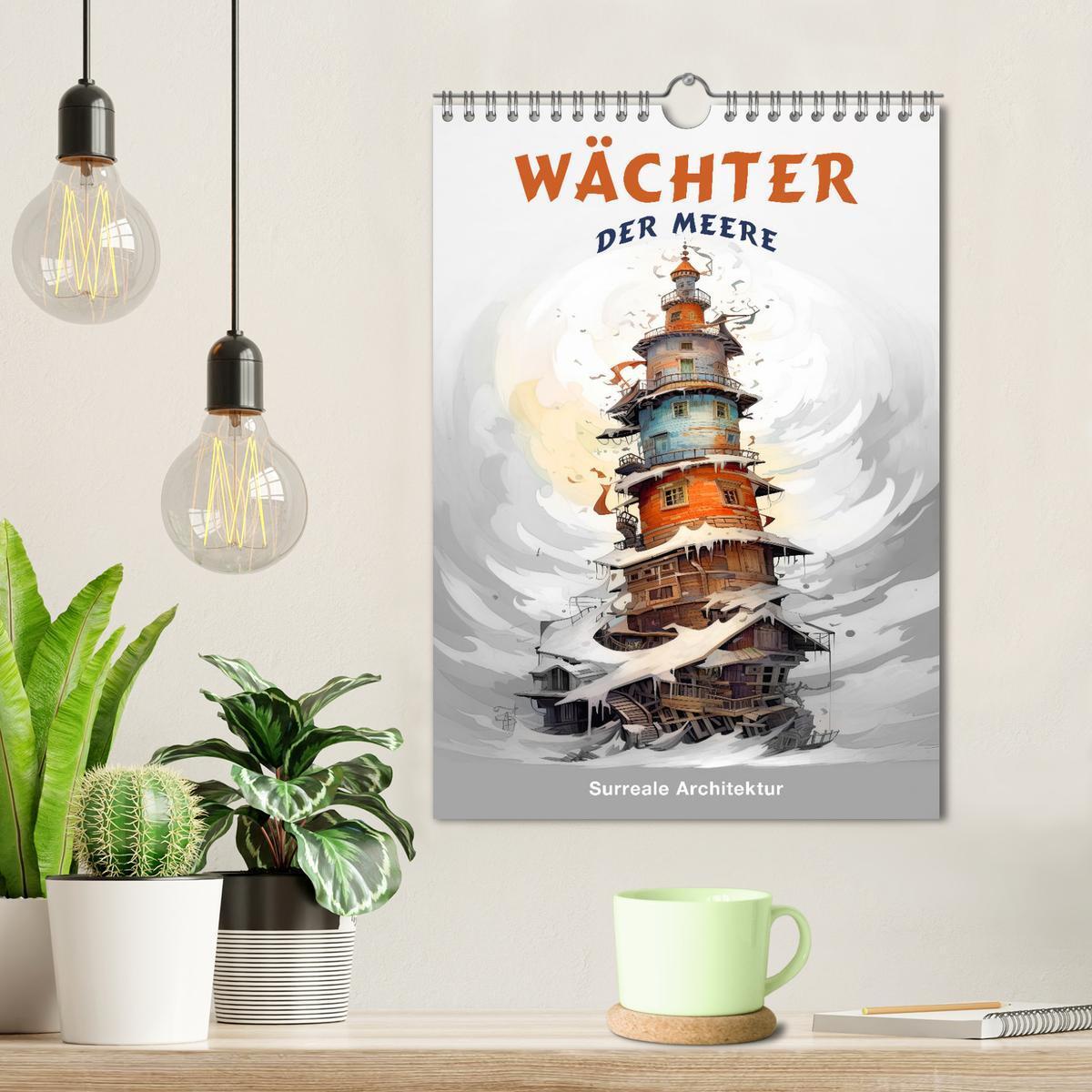 Bild: 9783435865260 | Wächter der Meere - Surreale Architektur (Wandkalender 2025 DIN A4...