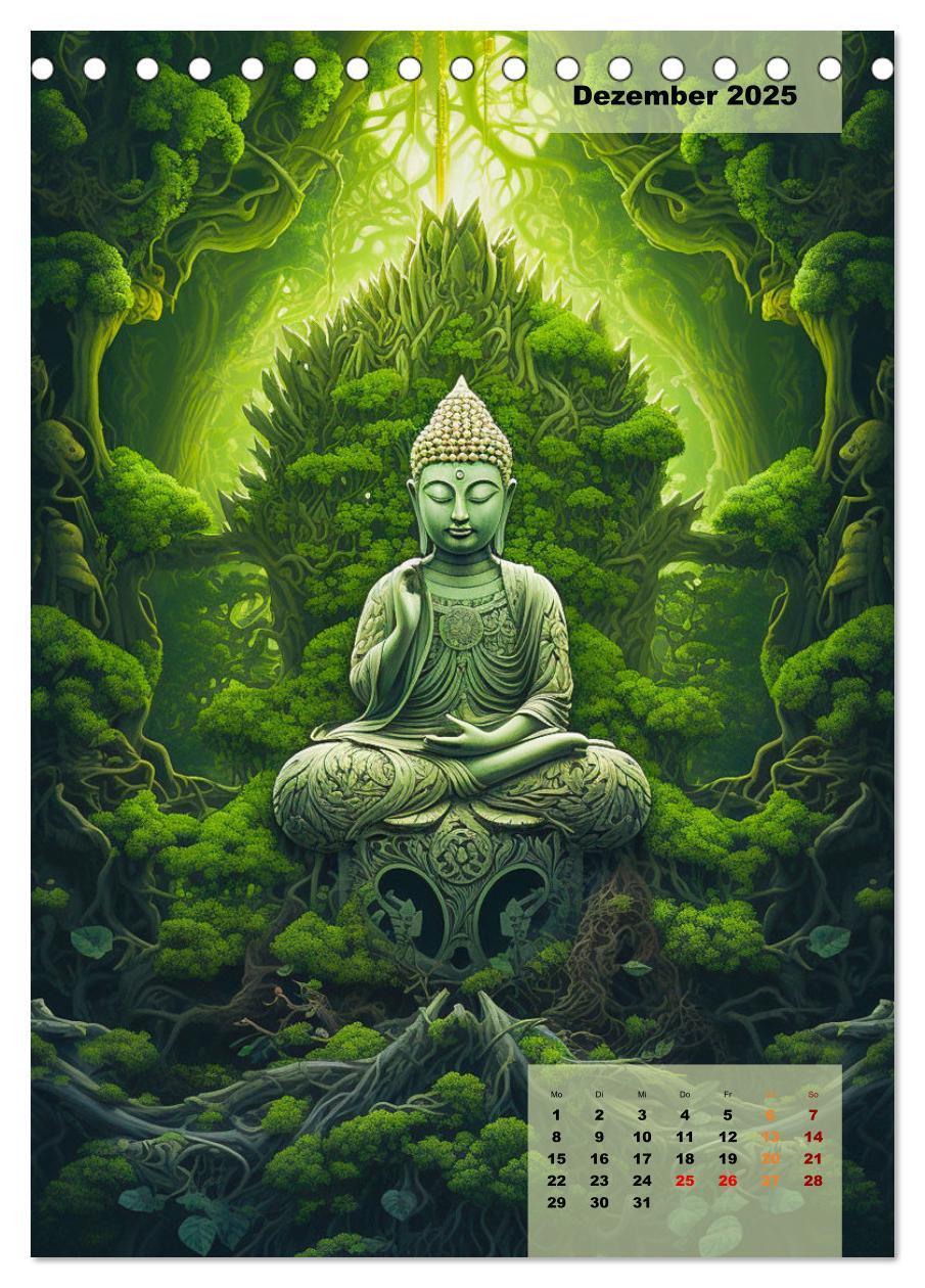 Bild: 9783435858088 | Jade Buddha - Finde die innere Mitte (Tischkalender 2025 DIN A5...