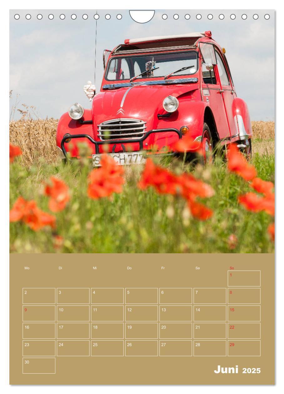 Bild: 9783435955664 | Citroën 2 CV ¿ Flower Power (Wandkalender 2025 DIN A4 hoch),...