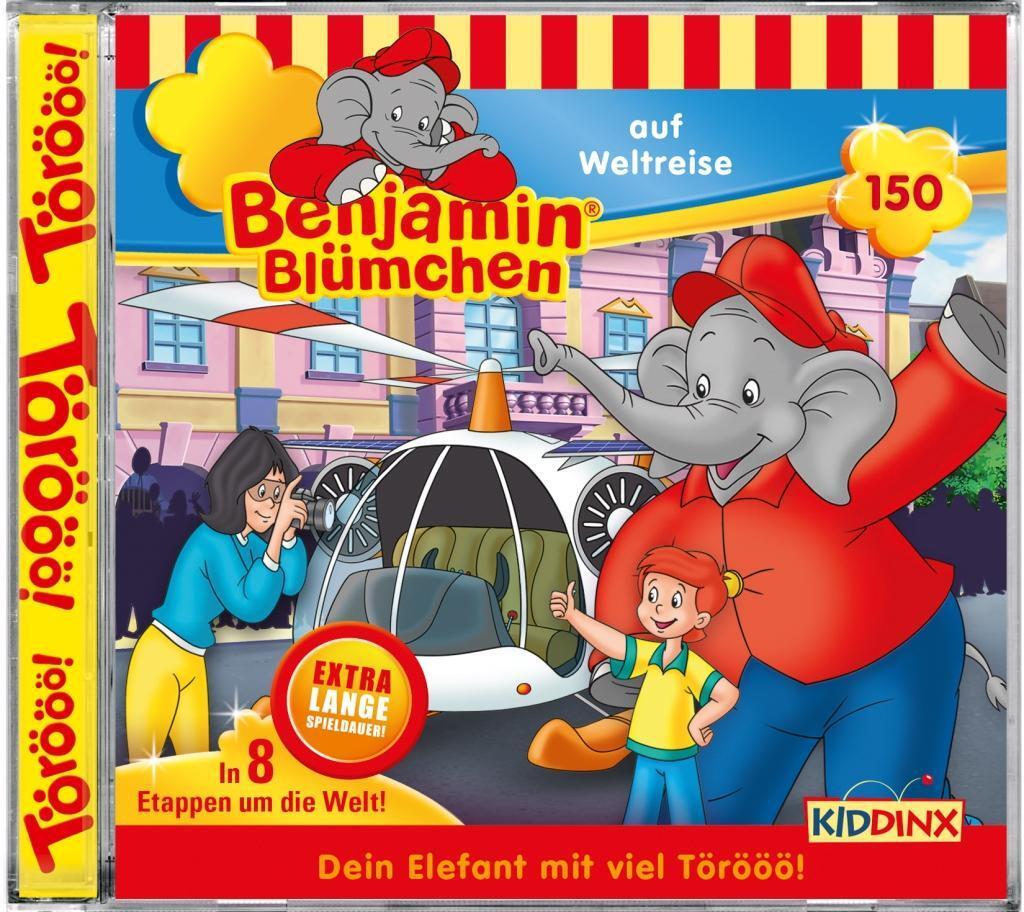 Cover: 4001504255503 | Folge 150: Auf Weltreise | Benjamin Blümchen | Audio-CD | 2022