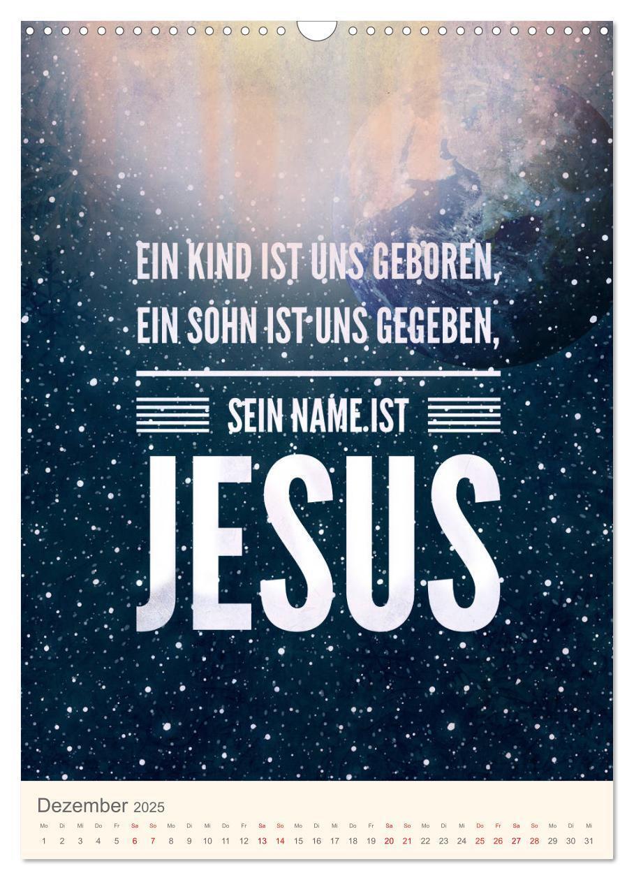 Bild: 9783435975938 | Namen von Jesus (Wandkalender 2025 DIN A3 hoch), CALVENDO...