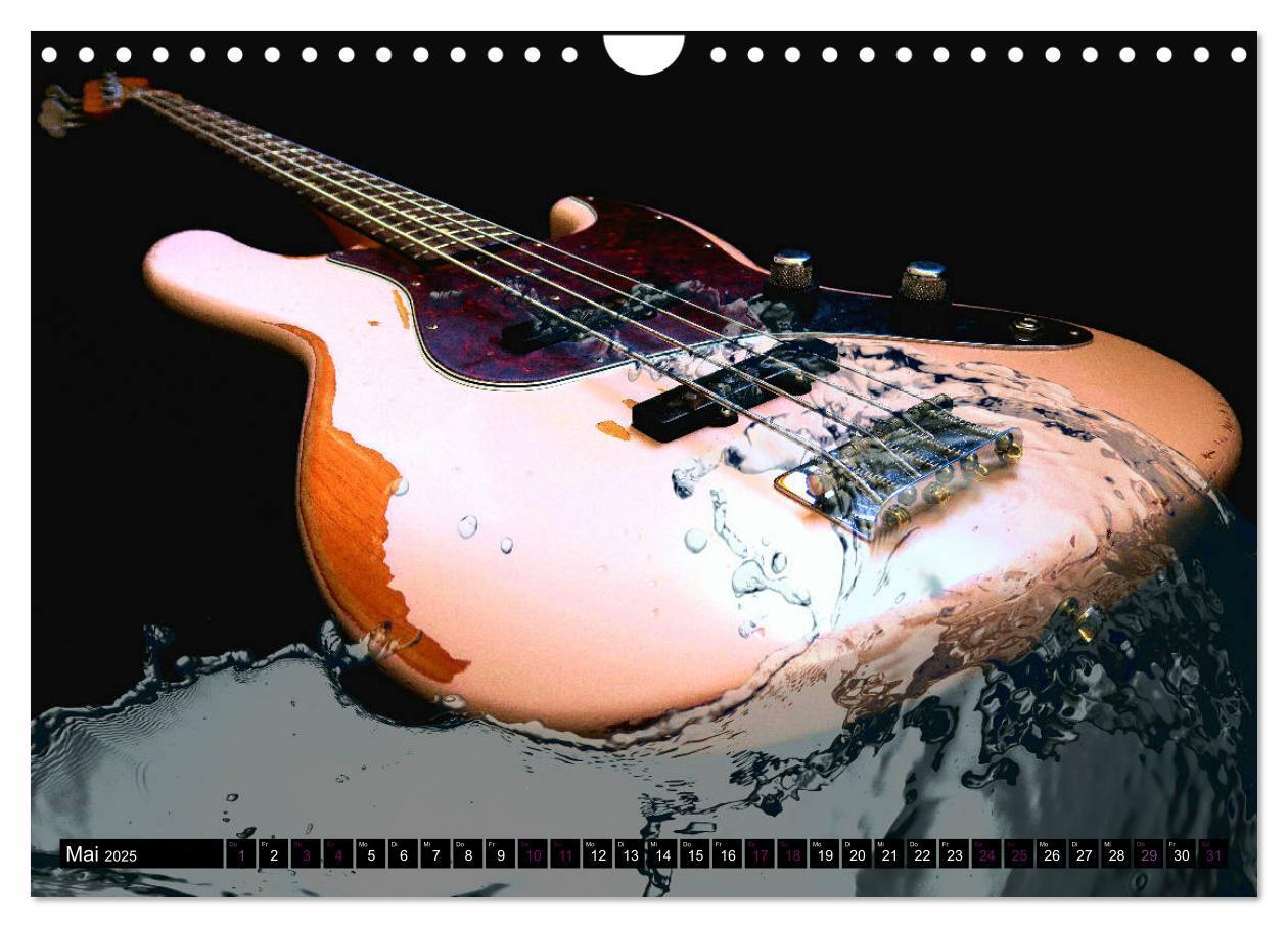 Bild: 9783435105700 | Gitarren im Wasser (Wandkalender 2025 DIN A4 quer), CALVENDO...