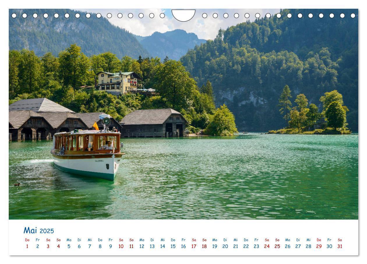 Bild: 9783435185429 | Der Königssee Perle unter dem Watzmann (Wandkalender 2025 DIN A4...