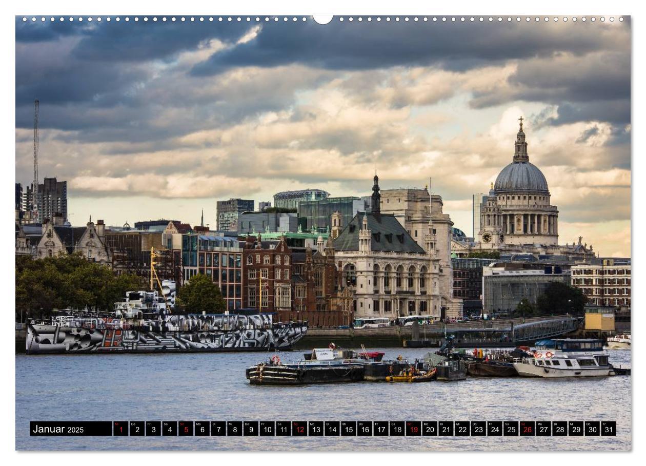 Bild: 9783435653980 | Wundervolles London (Wandkalender 2025 DIN A2 quer), CALVENDO...