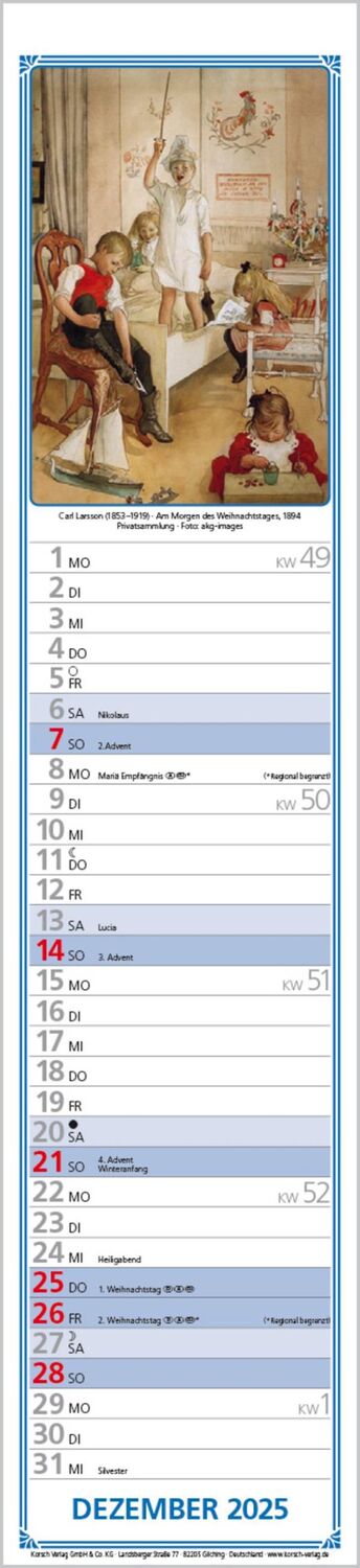 Bild: 9783731877318 | Hildes Küchenplaner 2025 | Langplaner | Verlag Korsch | Kalender