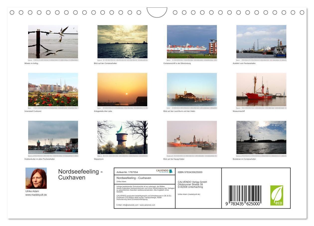 Bild: 9783435625000 | Nordseefeeling - Cuxhaven (Wandkalender 2025 DIN A4 quer), CALVENDO...