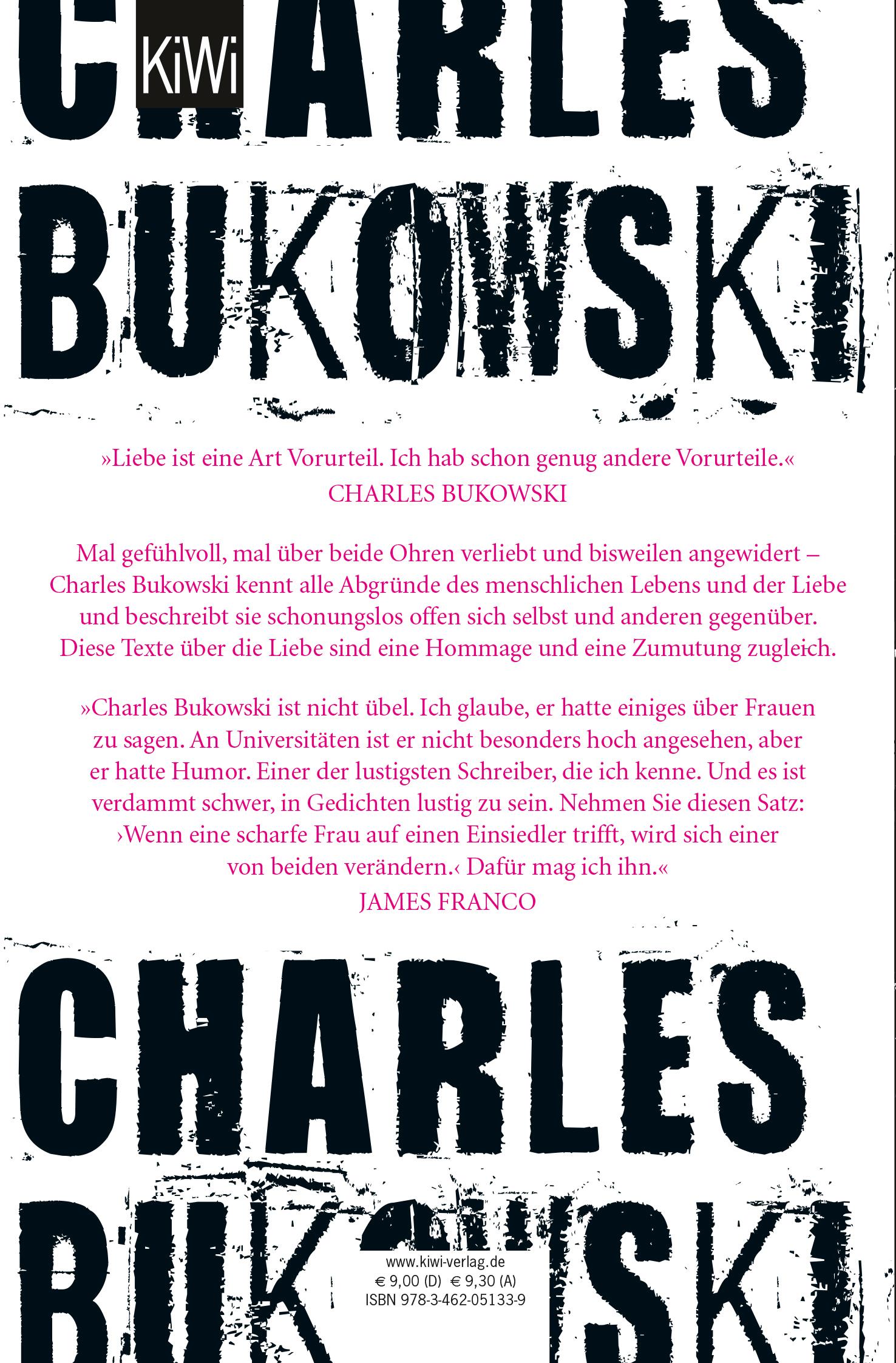 Rückseite: 9783462051339 | Liebe | Charles Bukowski | Taschenbuch | 256 S. | Deutsch | 2019