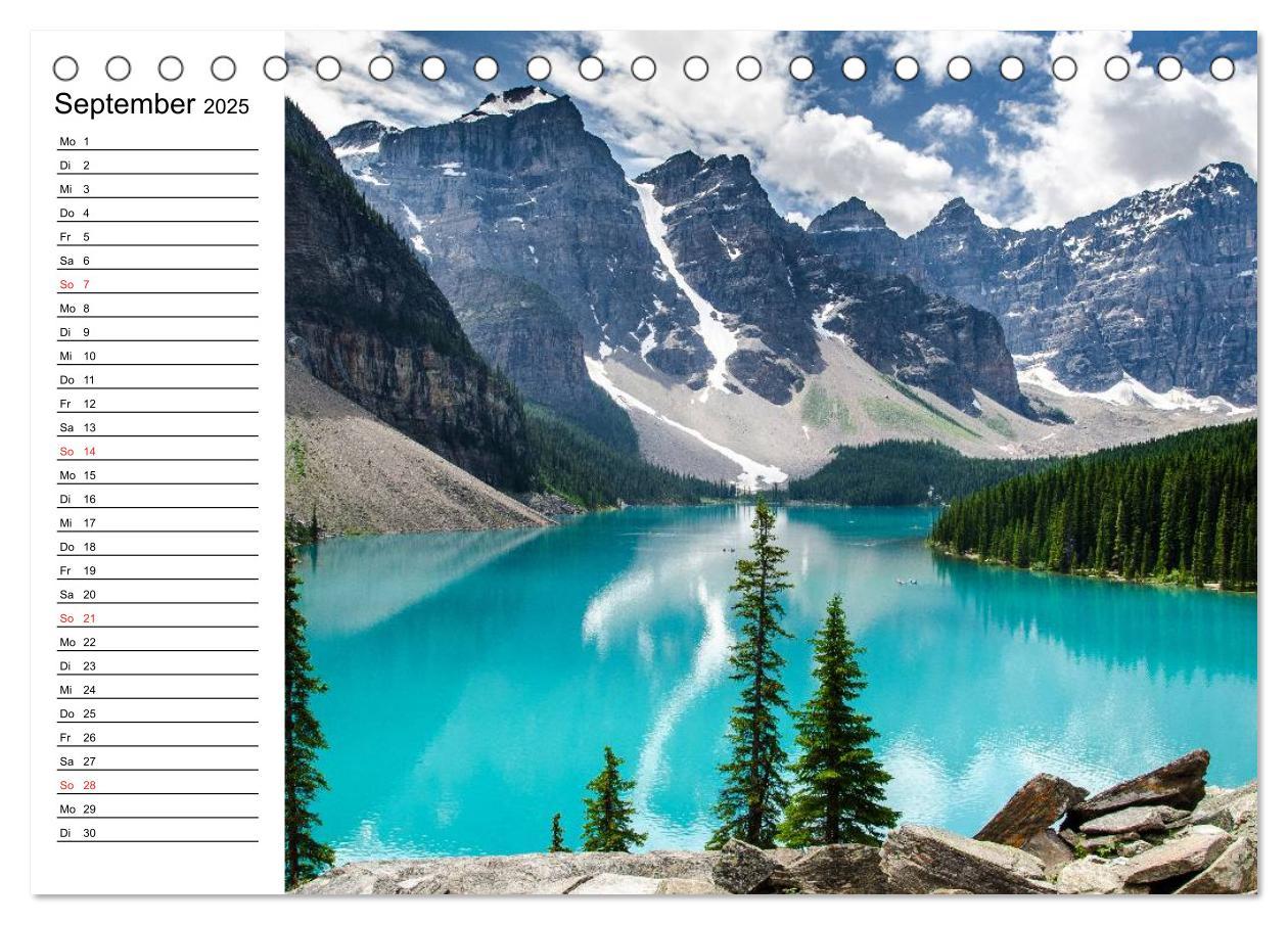 Bild: 9783435538058 | Alaska und Kanada (Tischkalender 2025 DIN A5 quer), CALVENDO...