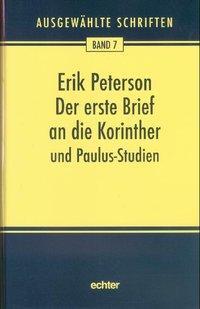 Cover: 9783429028350 | Der erste Brief an die Korinther | Ausgewählte Schriften 7 | Peterson