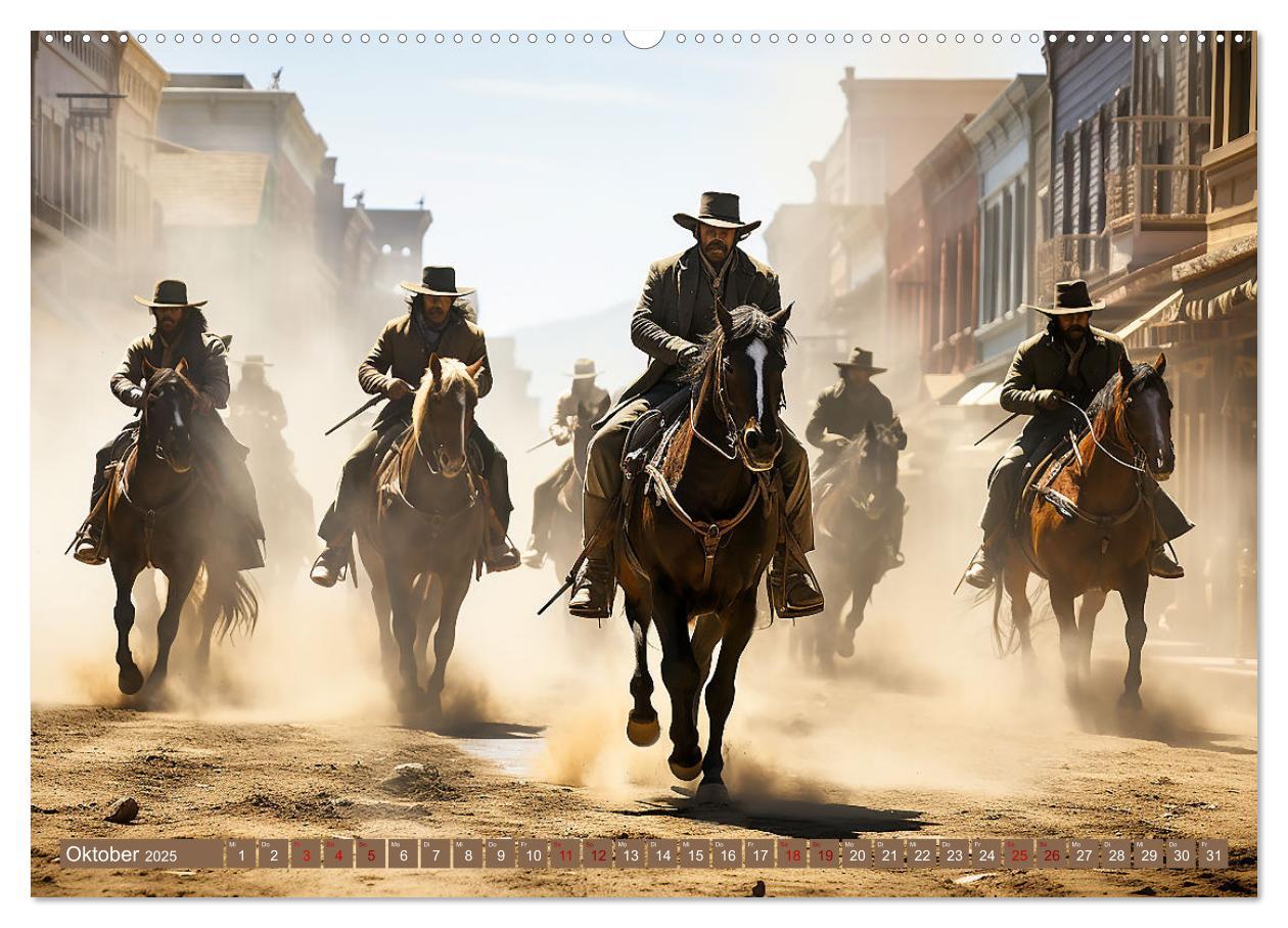 Bild: 9783383879494 | Western Life (Wandkalender 2025 DIN A2 quer), CALVENDO Monatskalender