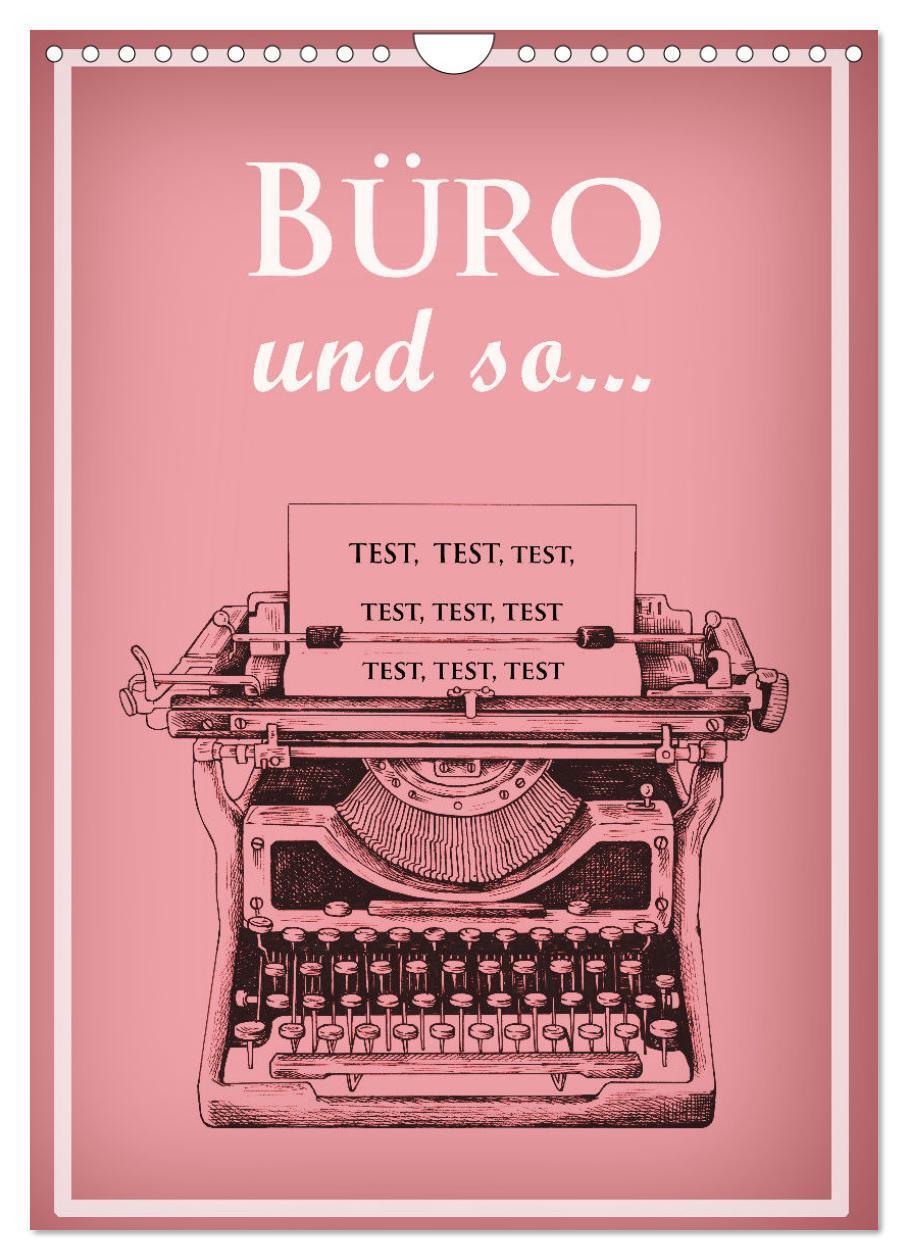 Cover: 9783457178751 | Büro und so ... (Wandkalender 2025 DIN A4 hoch), CALVENDO...