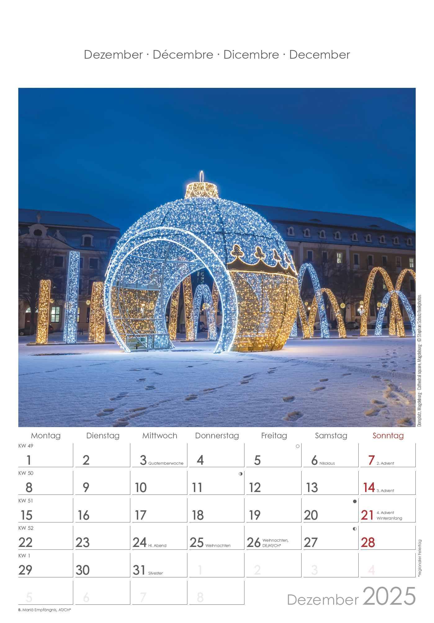 Bild: 4251732343187 | Sachsen-Anhalt 2025 - Bild-Kalender 23,7x34 cm - Regional-Kalender...