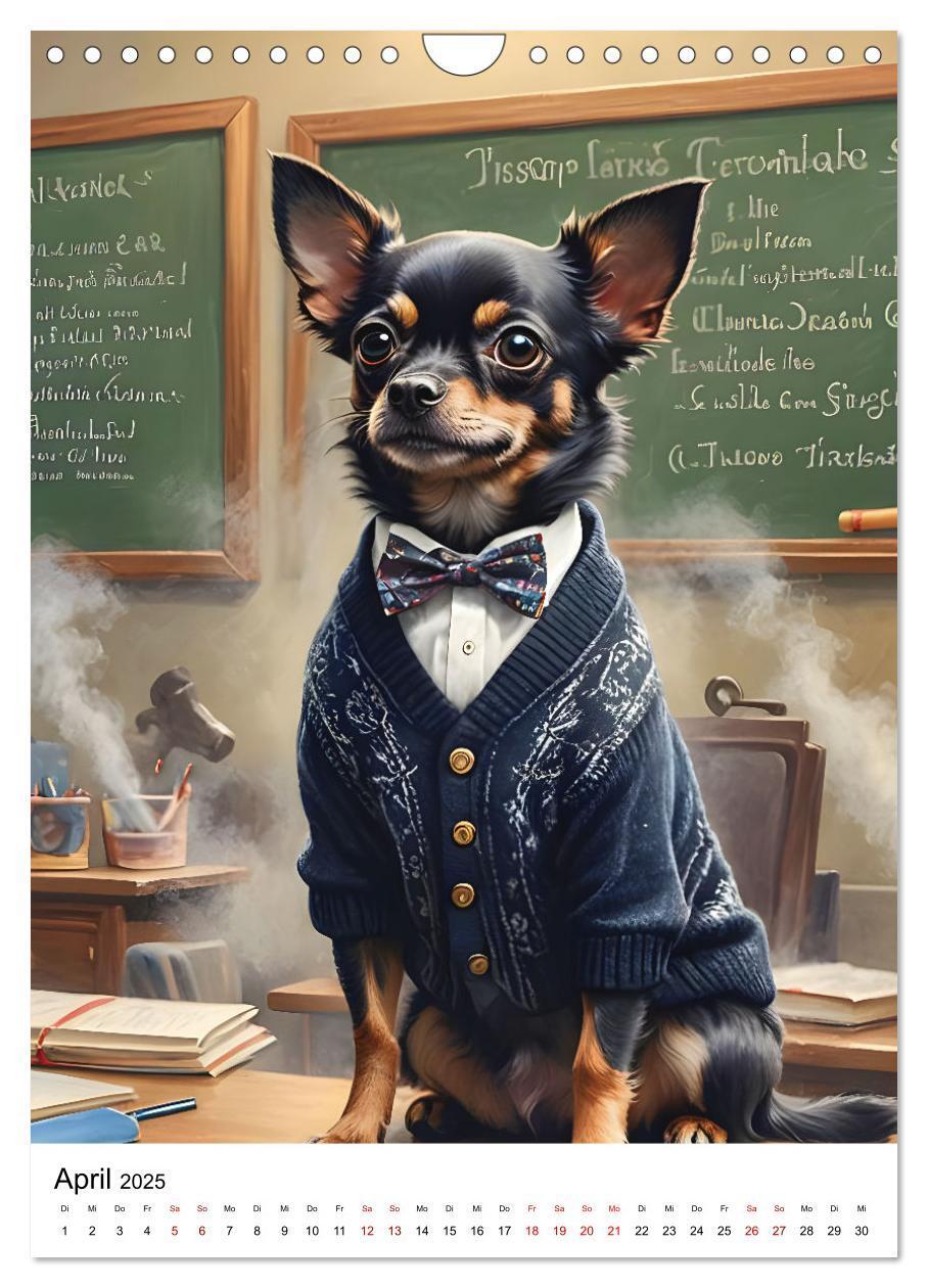 Bild: 9783435043309 | Chihuahua Karrieren (Wandkalender 2025 DIN A4 hoch), CALVENDO...