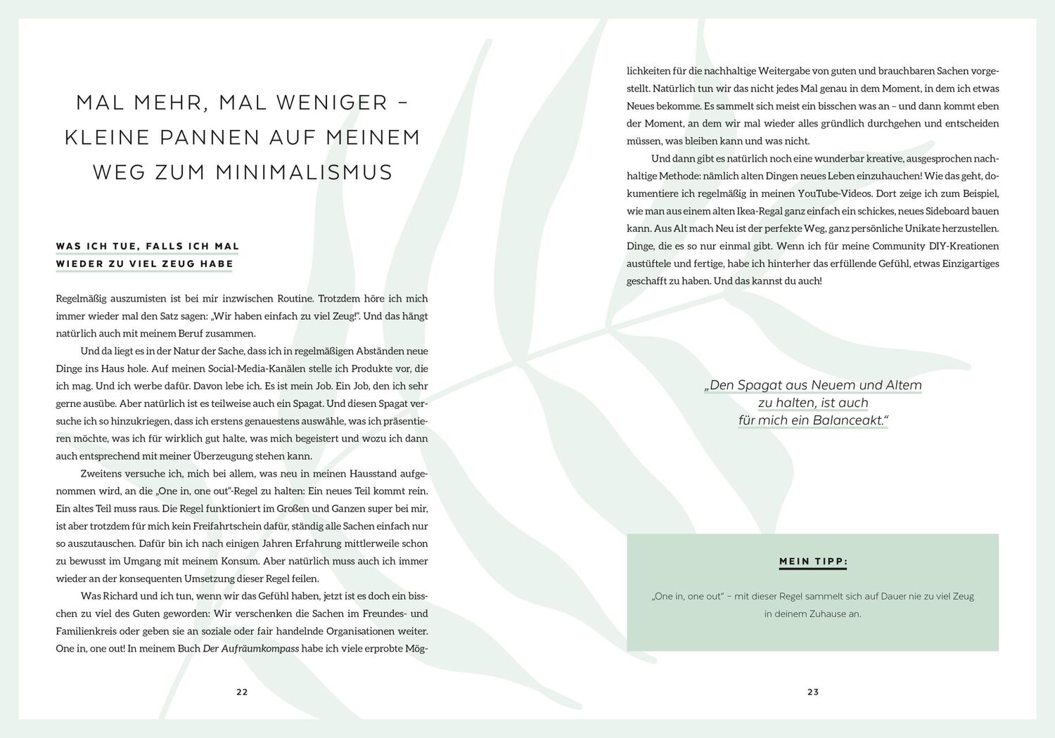 Bild: 9783965842045 | Mehr vom Weniger | Minimalismus für Anfänger | Jelena Weber | Buch