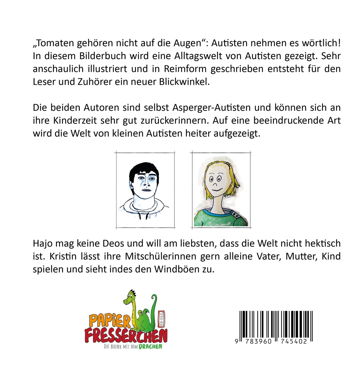 Rückseite: 9783960745426 | Tomaten gehören nicht auf die Augen! | Kristin Behrmann (u. a.) | Buch