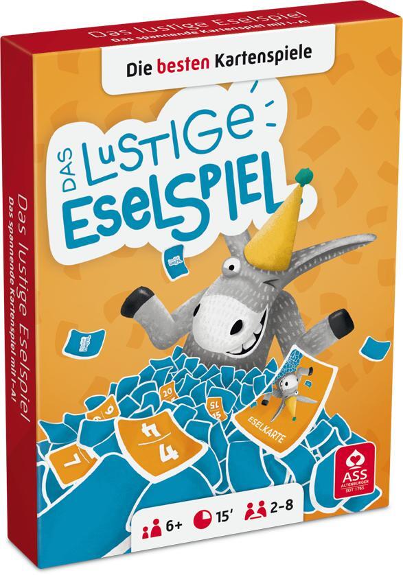 Cover: 4042677720559 | Das lustige Eselspiel in Stülpschachtel | GmbH | Spiel | 110 Karten