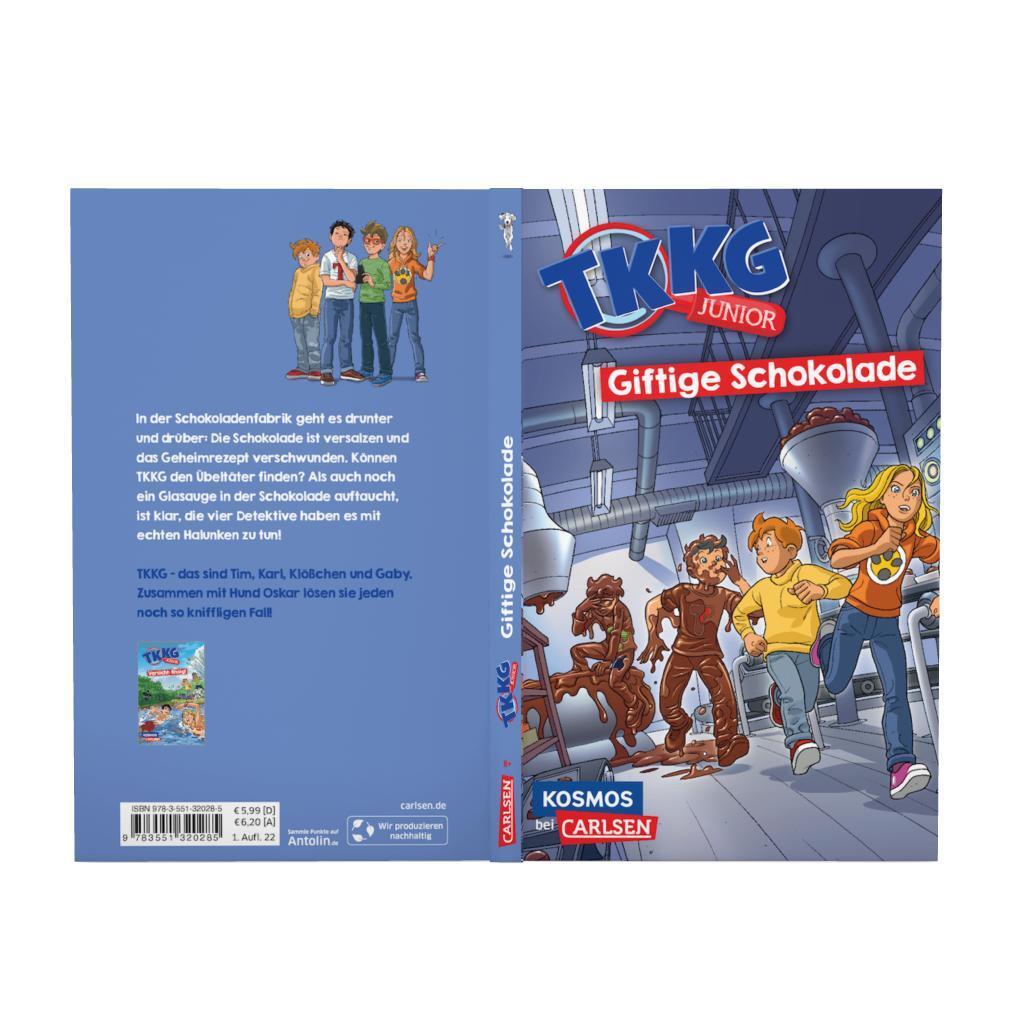 Bild: 9783551320285 | TKKG Junior: Giftige Schokolade | Ein spannender Krimi ab 8! | Vogel