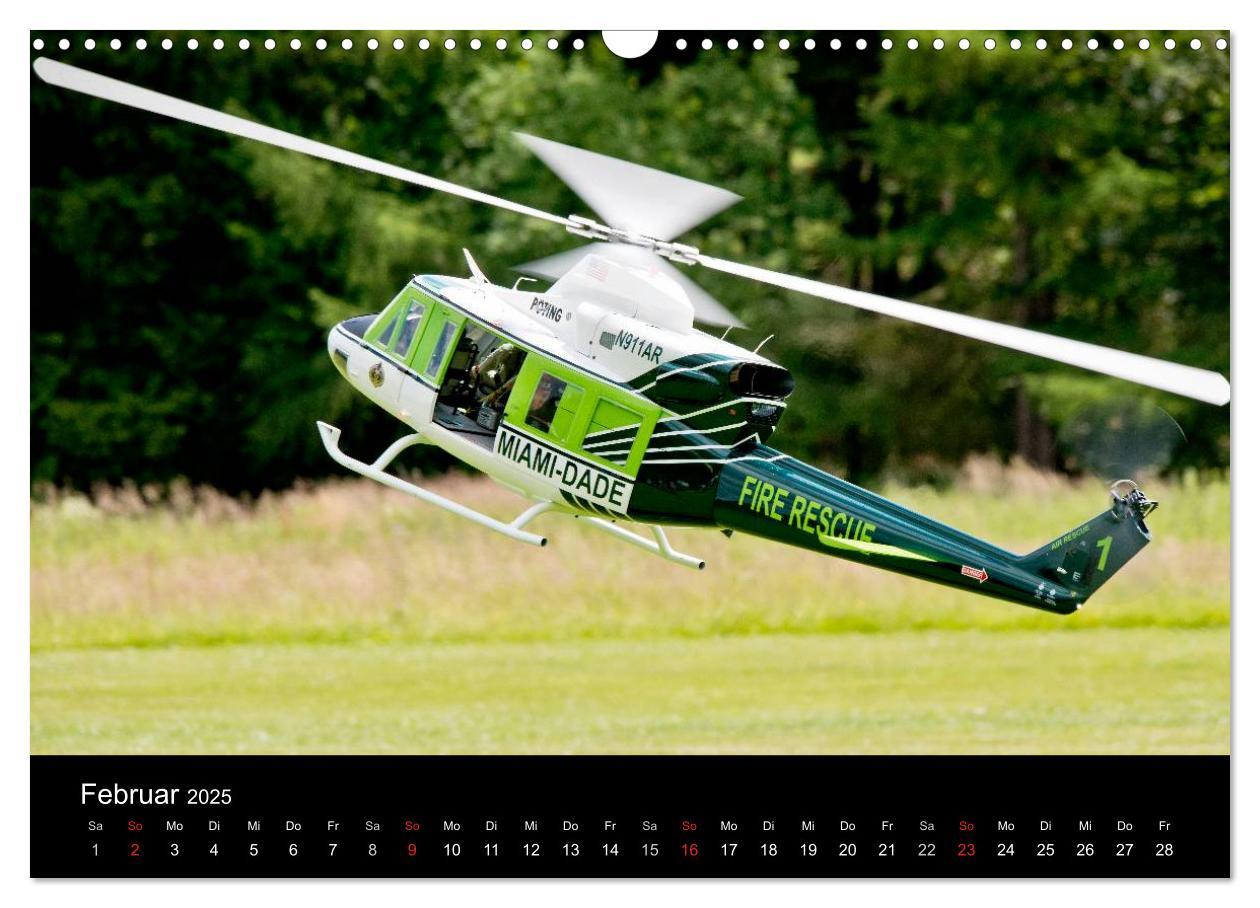 Bild: 9783435702916 | Modellhelis (Wandkalender 2025 DIN A3 quer), CALVENDO Monatskalender