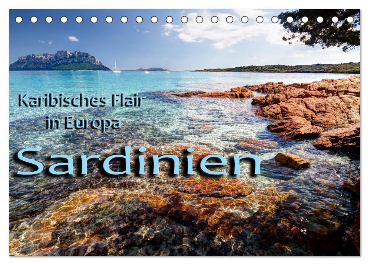 Cover: 9783435722259 | Sardinien (Tischkalender 2025 DIN A5 quer), CALVENDO Monatskalender