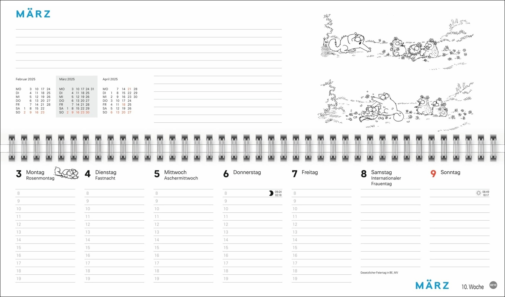 Bild: 9783756406524 | Simons Katze Büroplaner 2025 | Simon Tofield | Kalender | 112 S.