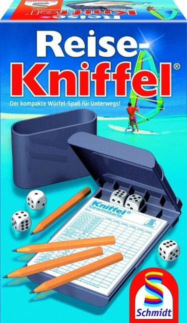 Cover: 4001504490911 | Reise-Kniffel | Klever knobeln. Für 2 - 8 Spieler ab 8 Jahren | Spiel