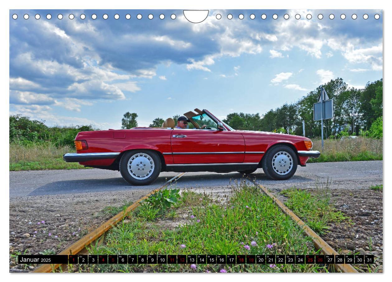 Bild: 9783435209415 | Ein Stern für Amerika - Mercedes Benz 560 SL (Wandkalender 2025 DIN...