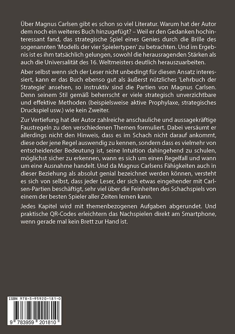 Rückseite: 9783959201810 | Magnus Carlsen - Die Schach-DNA eines Genies | Karsten Müller | Buch