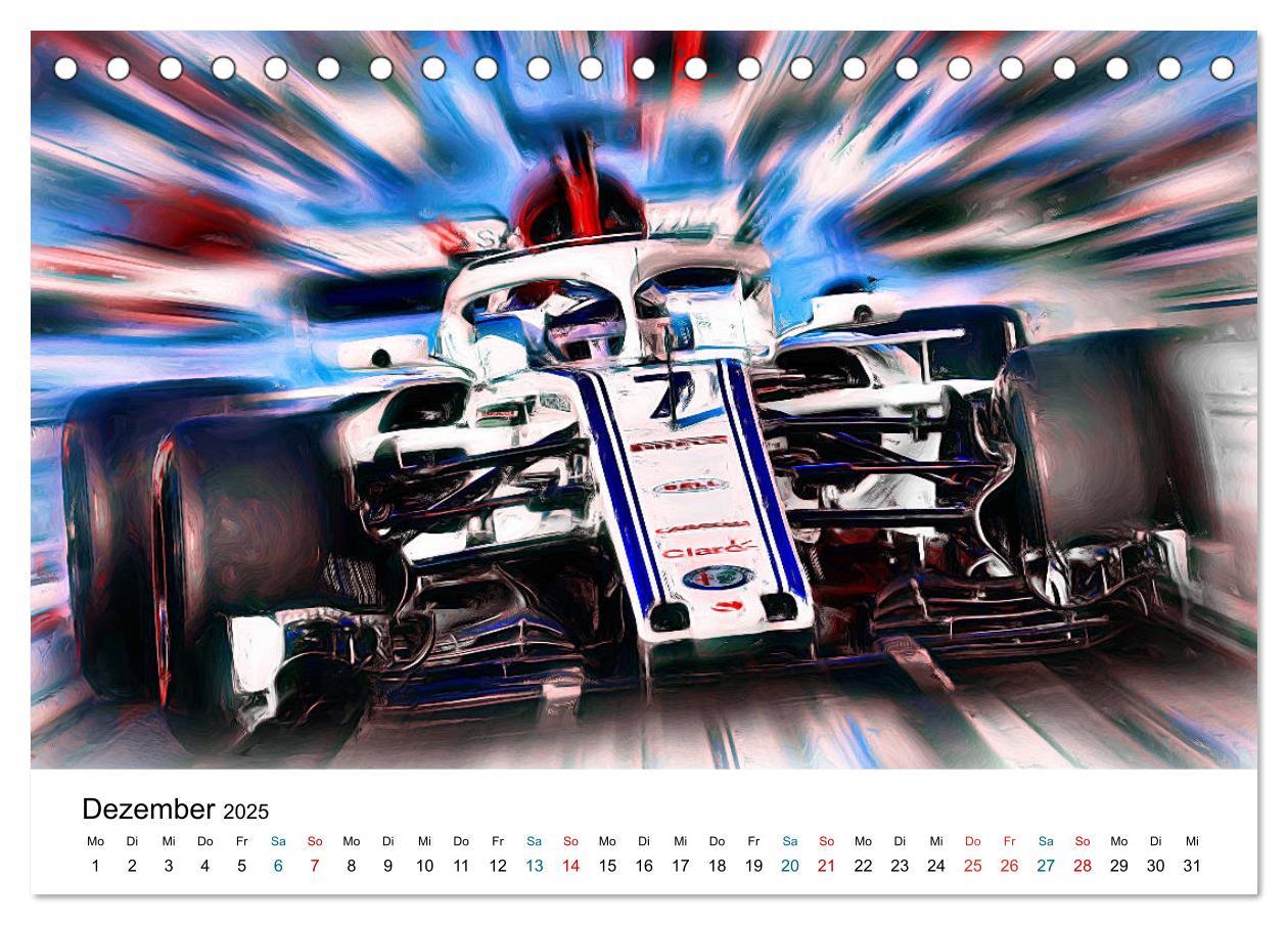 Bild: 9783435273874 | Königsklasse FORMEL 1 (Tischkalender 2025 DIN A5 quer), CALVENDO...