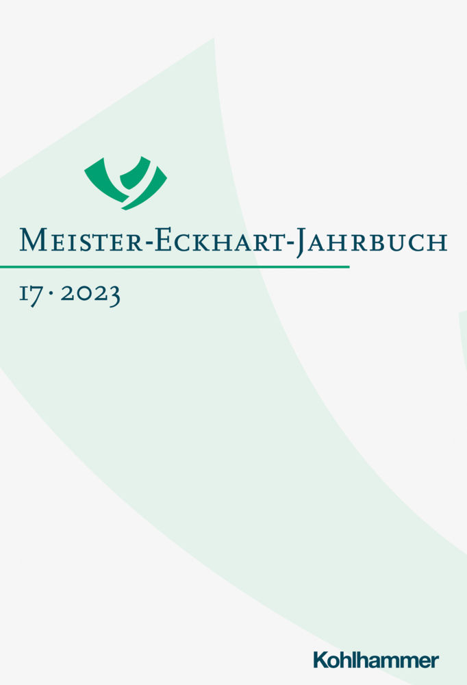 Cover: 9783170433281 | Meister-Eckhart-Jahrbuch | Band 17 (2023) | Martina Roesner (u. a.)