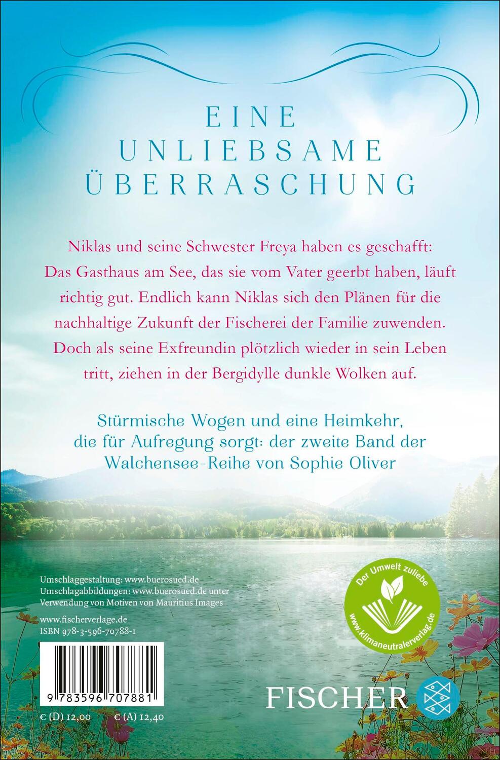 Rückseite: 9783596707881 | Das Haus am Walchensee | Glück ist Familiensache | Sophie Oliver