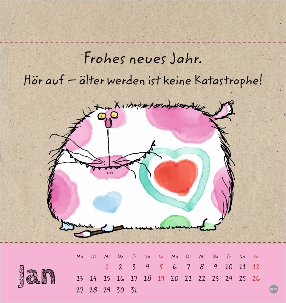 Bild: 9783756406951 | Catzz Postkartenkalender 2025 | Alexander Holzach | Kalender | 13 S.