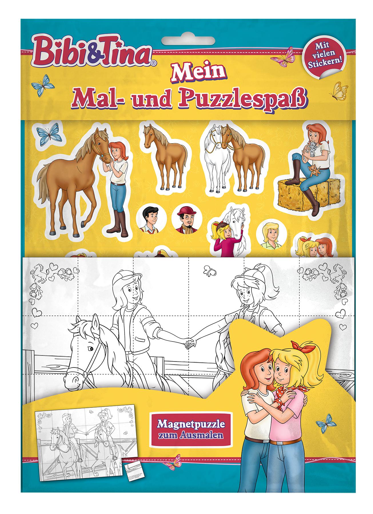 Cover: 9783833240058 | Bibi &amp; Tina: Mein Mal- und Puzzlespaß | Panini | Taschenbuch | 8 S.