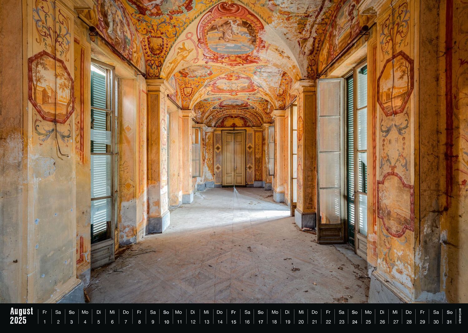 Bild: 9501672887582 | Lost 2025 - Kalender Urbexery Abandoned Places A3 Calendar | Gebauer