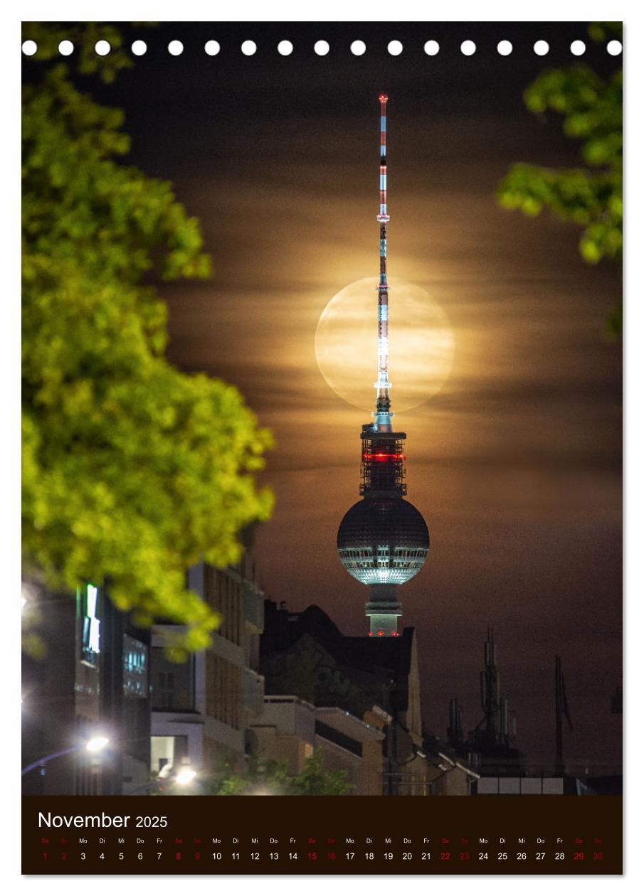 Bild: 9783435908837 | Berliner Fernsehturm - Magische Momente (Tischkalender 2025 DIN A5...