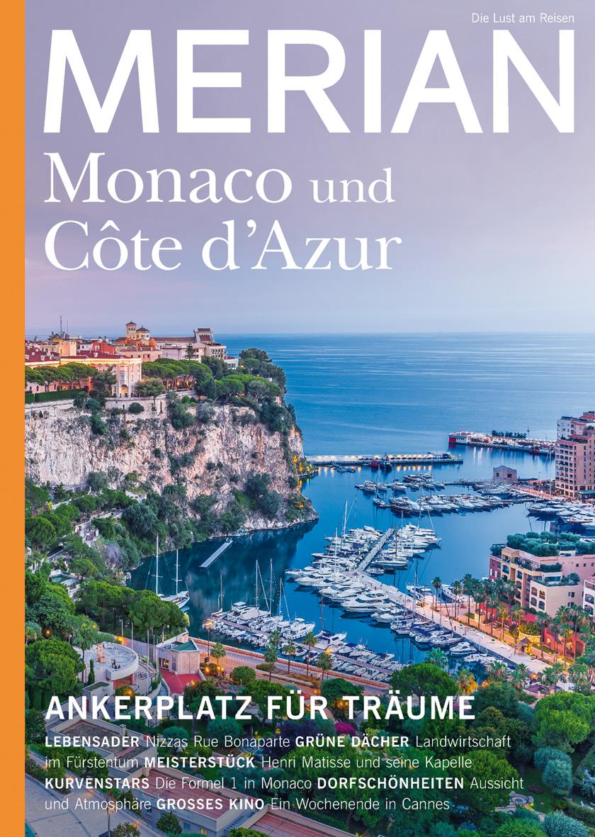 Cover: 9783834233714 | MERIAN Monaco Côte d`Azur 12/2022 | Jahreszeiten Verlag | Taschenbuch