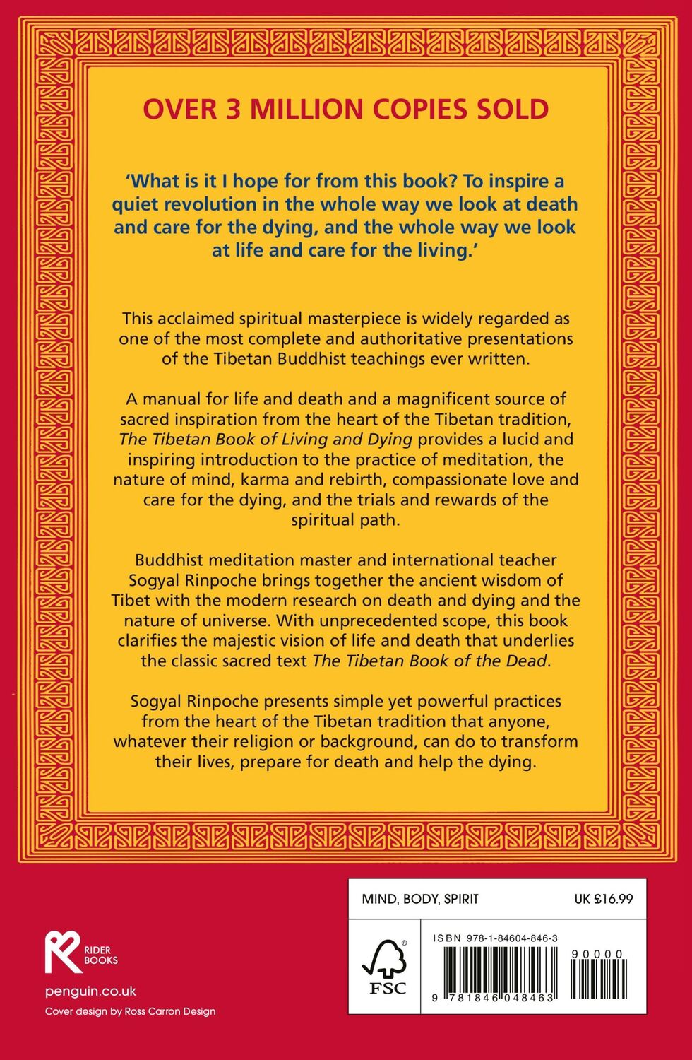 Rückseite: 9781846048463 | The Tibetan Book Of Living And Dying | Sogyal Rinpoche | Taschenbuch