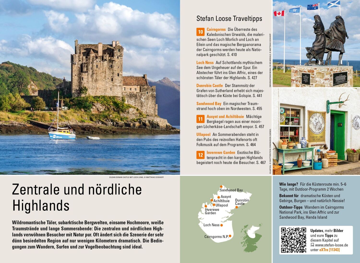 Bild: 9783770166282 | Stefan Loose Reiseführer Schottland | mit Reiseatlas | Eickhoff | Buch