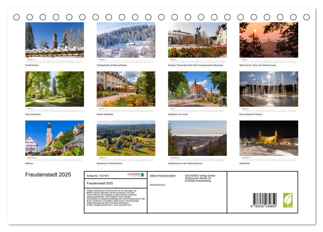 Bild: 9783435034659 | Freudenstadt 2025 (Tischkalender 2025 DIN A5 quer), CALVENDO...