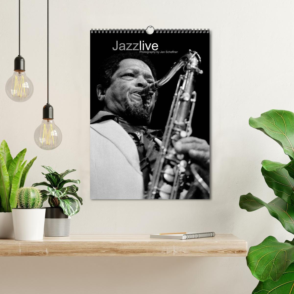 Bild: 9783457035818 | Jazz live (Wandkalender 2025 DIN A3 hoch), CALVENDO Monatskalender