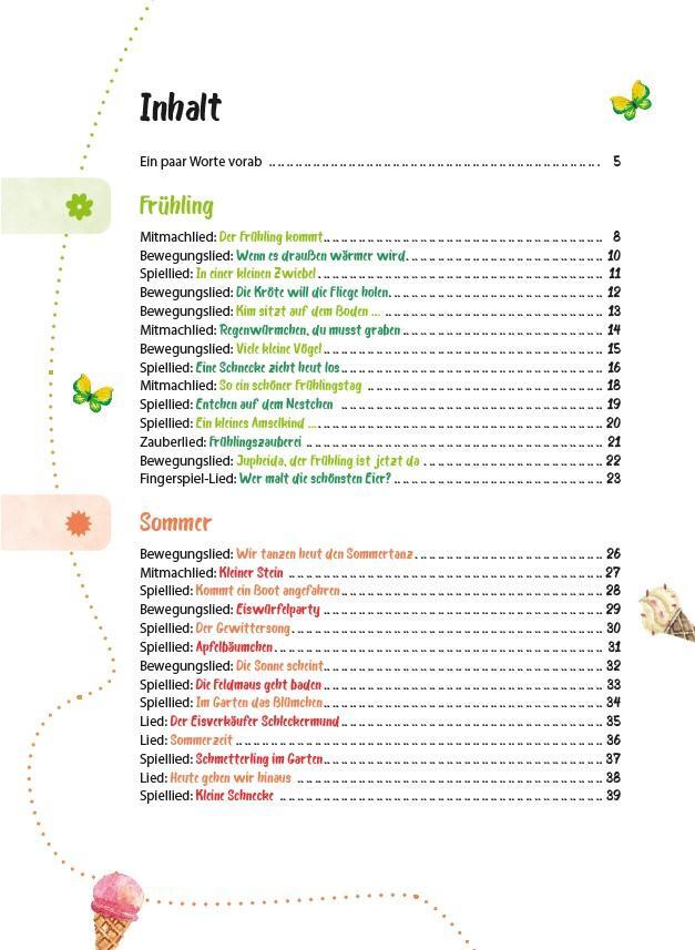 Bild: 9783960462064 | Das Krippen-Jahreszeitenbuch: Lieder zum Mitmachen | Taschenbuch