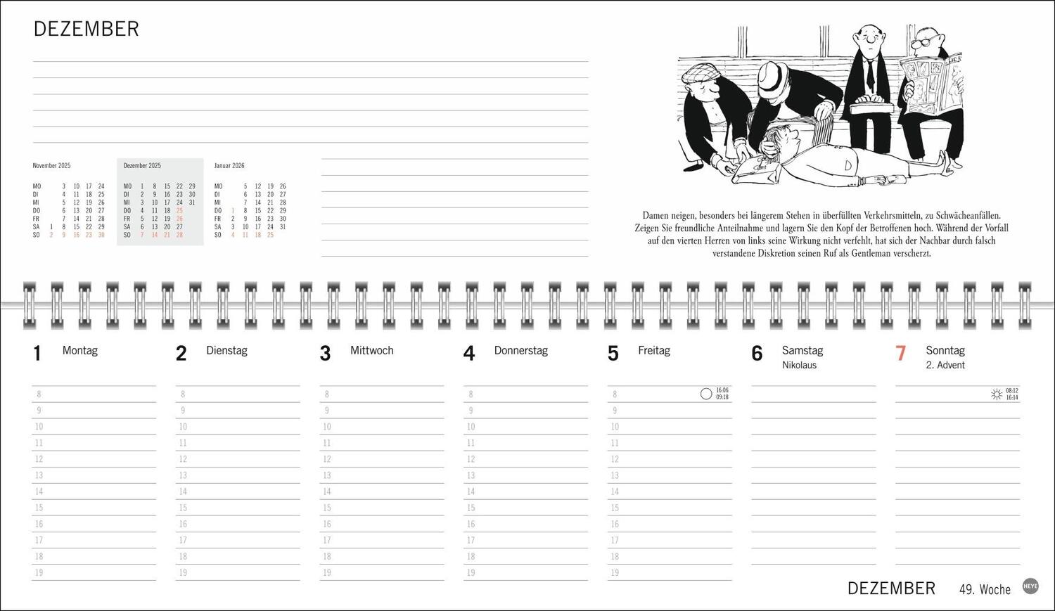 Bild: 9783756406517 | Loriot Büroplaner 2025 | Loriot | Kalender | Loriot Kalender Heye