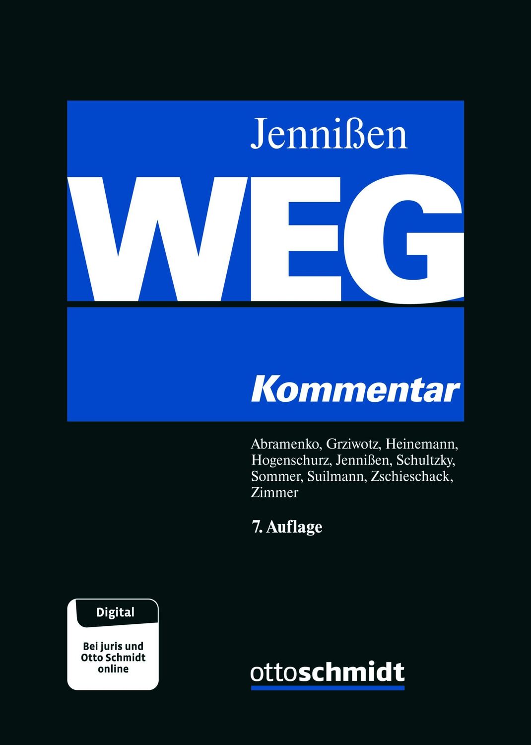 Cover: 9783504450847 | WEG | Kommentar | Georg Jennißen | Buch | 1868 S. | Deutsch | 2023