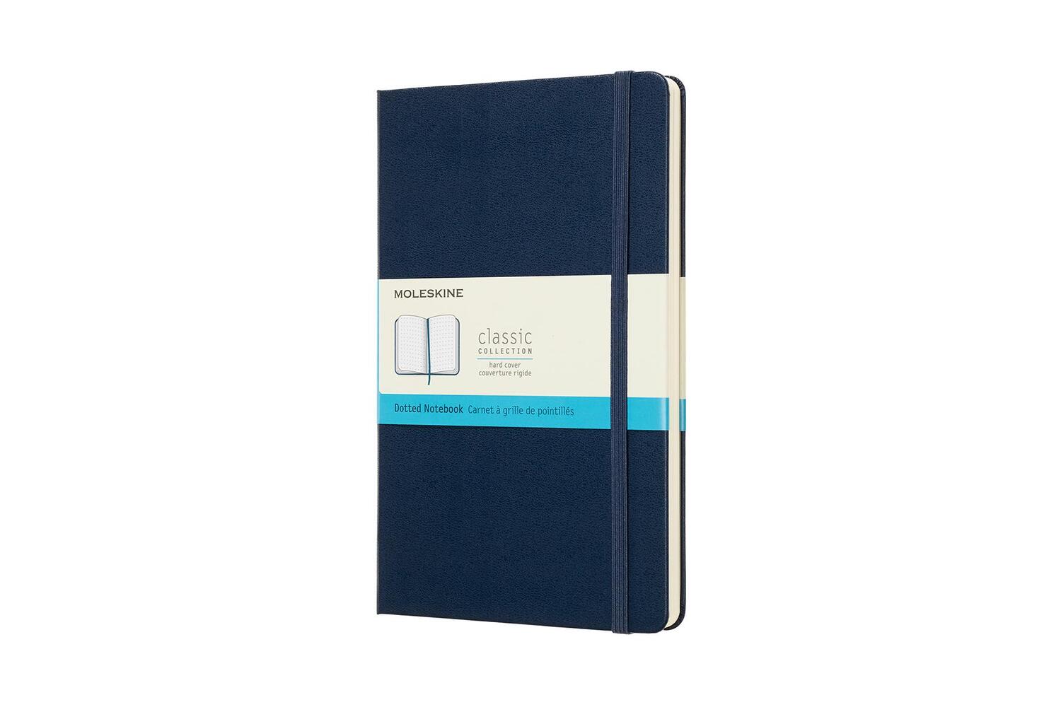 Cover: 8058341715437 | Moleskine Notizbuch Large/A5, Punktraster, Hard Cover, Saphir | 240 S.