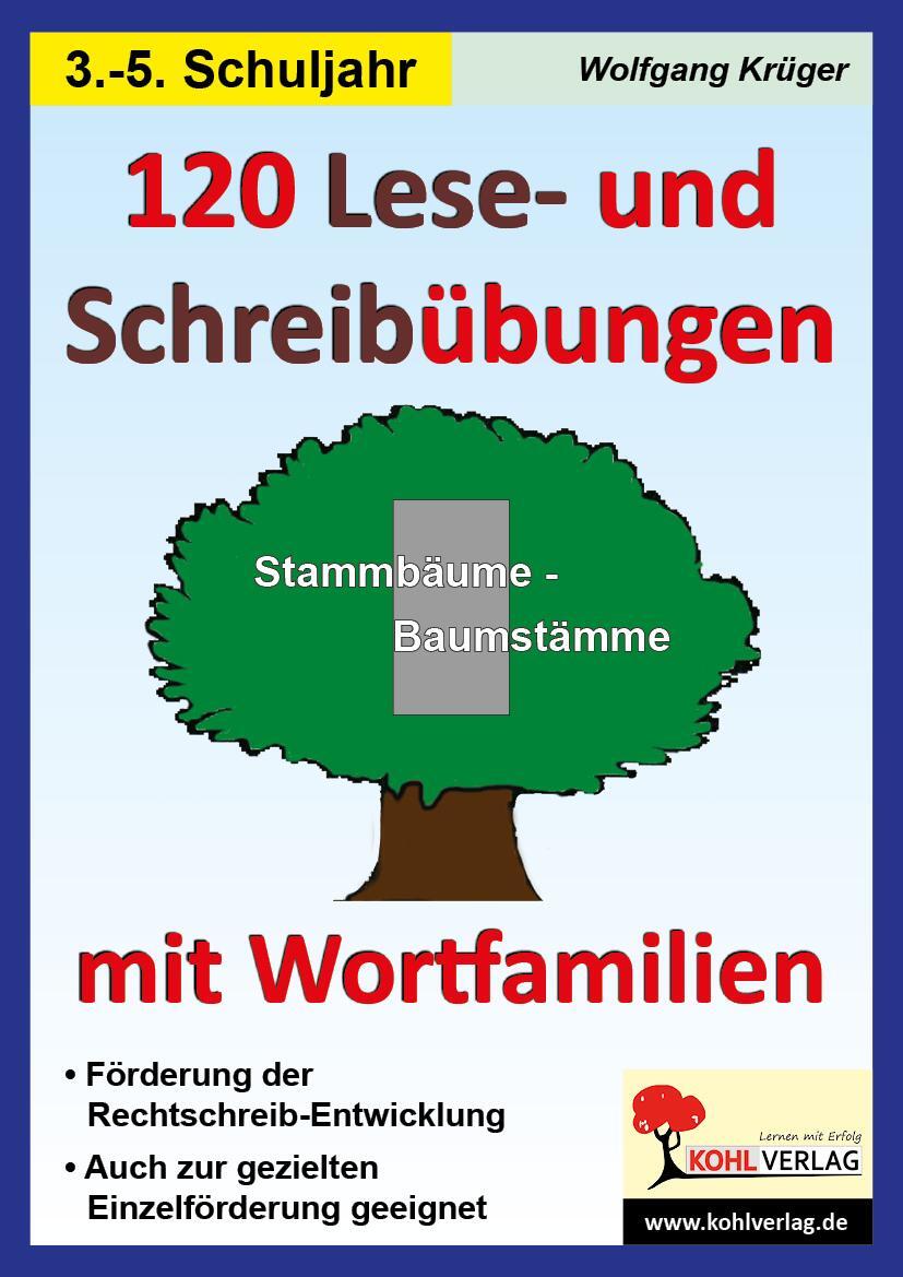 Cover: 9783866327481 | 120 Lese- und Schreibübungen mit Wortfamilien | Broschüre | 128 S.