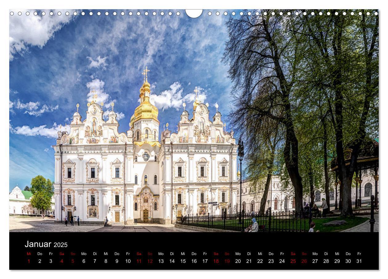 Bild: 9783435433148 | Unterwegs in Kiew (Wandkalender 2025 DIN A3 quer), CALVENDO...