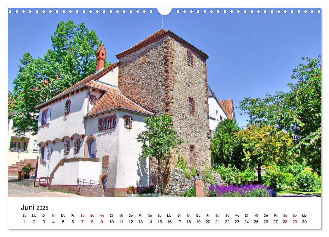 Bild: 9783435349234 | Wiesloch - Spaziergang durch die Altstadt (Wandkalender 2025 DIN A3...