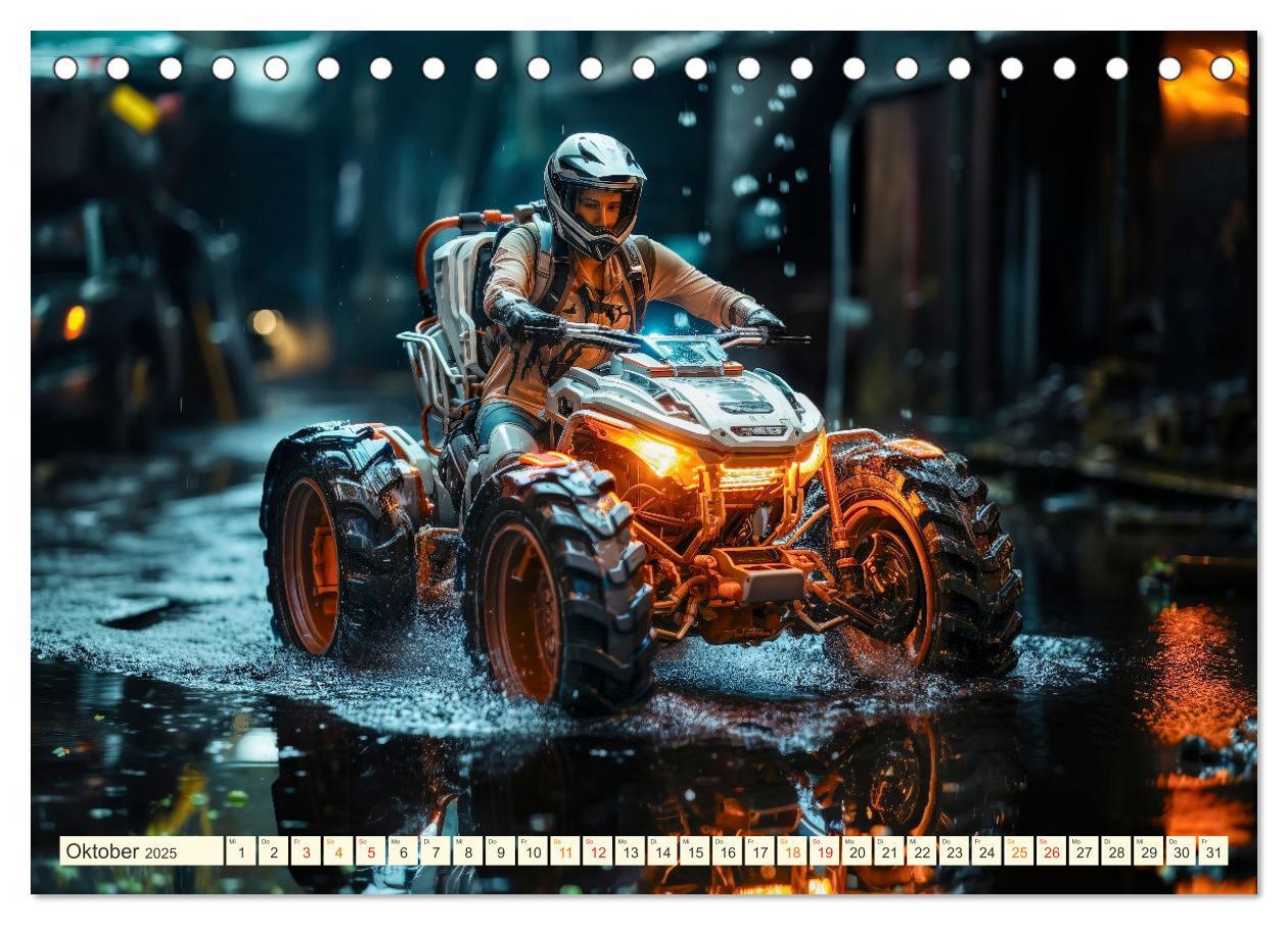 Bild: 9783383890314 | Quad Fantasien (Tischkalender 2025 DIN A5 quer), CALVENDO...